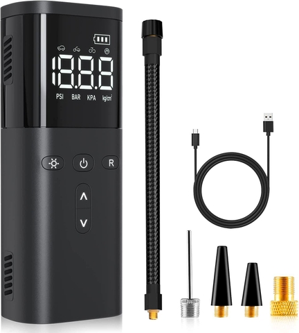 Máy Bơm Dự Phòng Lớp Xe Sạc USB INFLATOR CQ-101 60W [BH: 1 THÁNG]