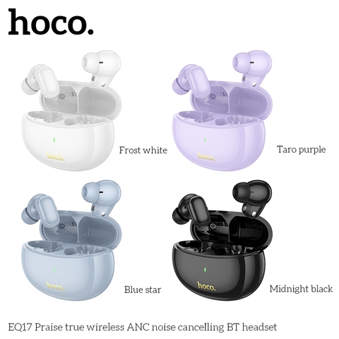 Tai nghe bluetooth khử tiếng ồn HOCO EQ17 True Wireless ANC V5.4 chính hãng [BH 1 năm]