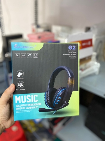 Tai nghe có dây 3.5 CAKORN GAMING G2 (Headphone máy tính có led, có micro) [BH: 3 THÁNG] / pktn sale