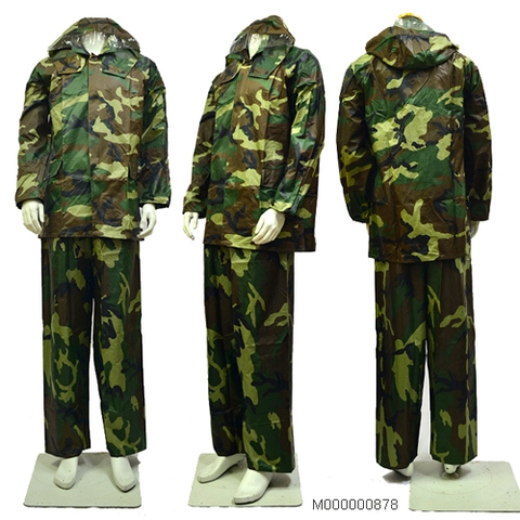 Áo mưa bộ vải dù MÀU LÍNH XXXL xanh lá KaraHouse Việt Nam cao cấp siêu dày xịn (quần vs áo)  DZ1-05756-9l8-2083 / pktn sale