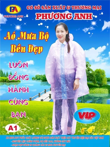 Áo mưa bộ Hải Đăng / Phương Anh / pktn sale