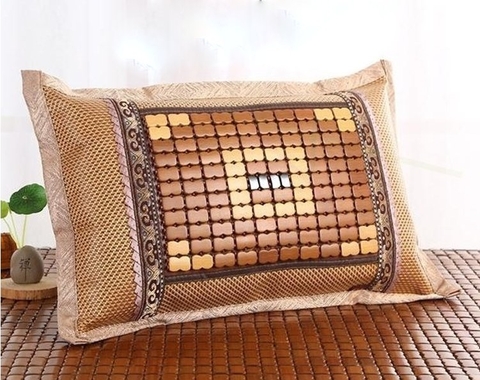 Gối Trúc Mây Hạt Điều Hòa Cao Cấp Thoáng Khí Mát Lạnh