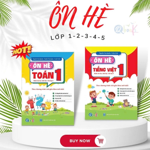 Sách tự học ôn hè cho bé tiểu học (lớp 1-5)