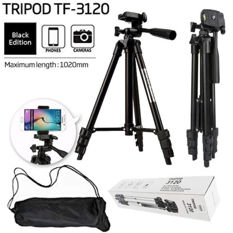 Giá đỡ Chân máy chụp ảnh đa năng Tripod 3120A (giá đỡ điện thoại gậy 3 chân)