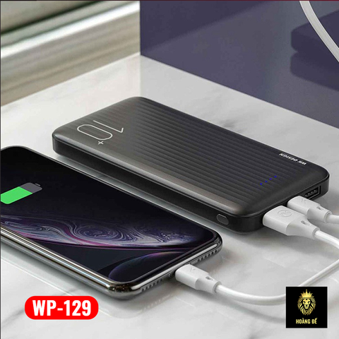 Pin sạc dự phòng Wekome WP-129 10.000mAh chính hãng [BH 1 năm]