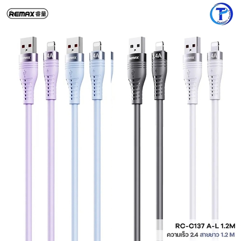 Cáp sạc nhanh 2.4A iPhone REMAX RC-C093 1.2m usb ra lightning chính hãng [BH 1 năm]