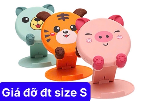 GIÁ ĐỠ ĐIỆN THOẠI HÌNH THÚ SIZE S NHIỀU MẪU TÙY LÔ [BH: NONE] 6l8c10