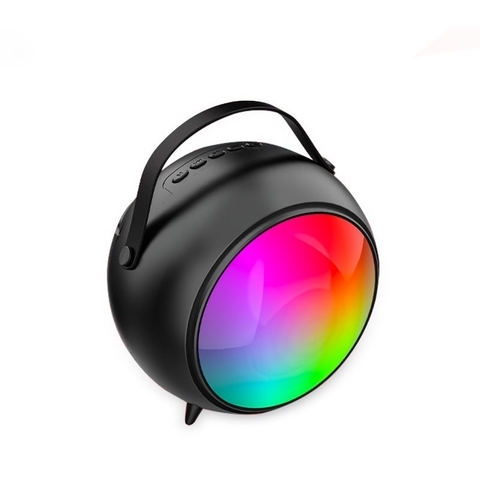 Loa bluetooth mini để bàn thiết kế hình đồng hồ QS1442 có led siêu cưng [BH: 3 tháng]