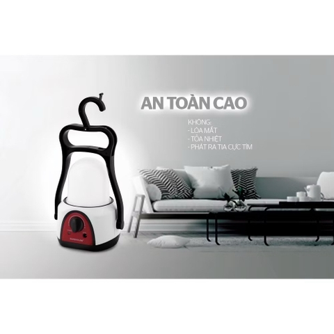 Đèn phượt, đèn tích điện cắm trại SH6848 [BH: 1 Tháng]