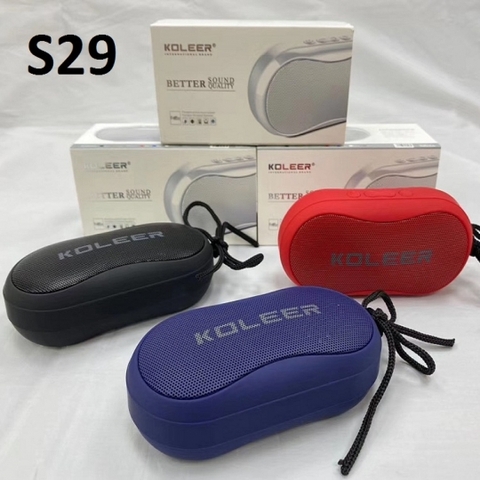 Loa bluetooth Koleer S29 (hàng cũ, 80%, không hộp) siêu hay [BH 1 tháng]