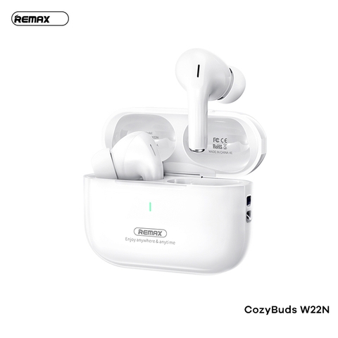 Tai nghe bluetooth REMAX COZYBUDS W22N tai nghe mẫu airpods PRO2 có màn hình trên dock sạc [Bh 1 Năm]