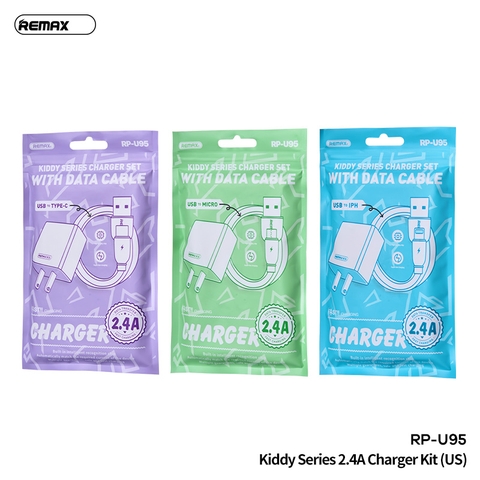 Bộ sạc nhanh Remax RP-U95 micro US {usb ra micro samsung} 1 cổng usb chính hãng [BH: 1 NĂM]