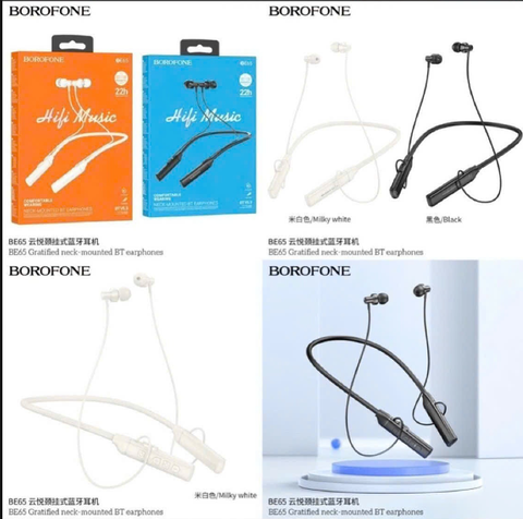 Tai nghe bluetooth BOROFONE BE65 mẫu choàng tai thể thao siêu tiện lợi