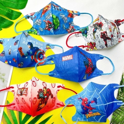 Túi zip 10 khẩu trang siêu anh hùng cho bé- mẫu về ngẫu nhiên tùy lô [BH: NONE] S204