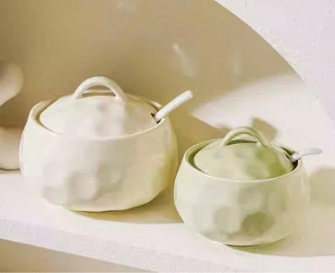 Thố sứ đựng mỡ có nắp 1200ml [BH: None] 1l1