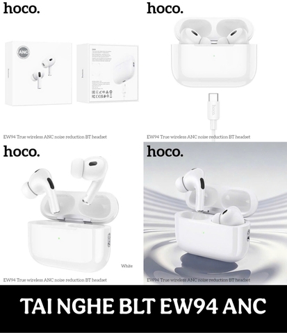 Tai nghe Bluetooth ANC Hoco Ew94 có nút cao su