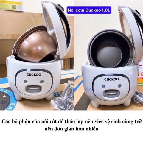 Nồi cơm điện CKOO 1 lít- màu sắc ngẫu nhiên tùy lô [BH: 1 THÁNG]
