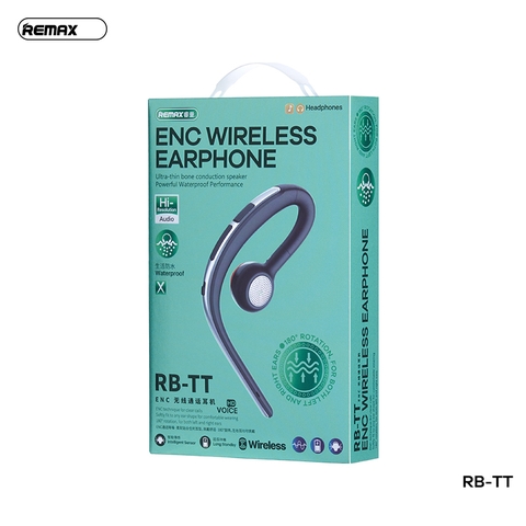 Tai nghe bluetooth thể thao V5.3 Remax RB-TT nghe 1 bên dung lượng pin 80mAh ENC móc tai chính hãng [BH: 1 NĂM]