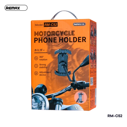 Giá đỡ kẹp điện thoại trên XE MÁY REMAX RM-C52 Chính Hãng
