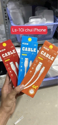 Cáp sạc nhanh 6A SYC LS-10i iPhone dây dù (usb ra Lightning iPhone, a-l) chính hãng [BH: 1 năm]