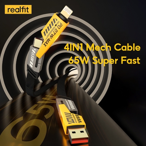 Cáp sạc nhanh PD27W 4in1 (Tray, ko thương hiệu) Usb ra Lightning  (a-l)+ Type C (a-c);  Type C ra Type C (c-c)+ Lightning (c-l) [BH: 3 THÁNG]