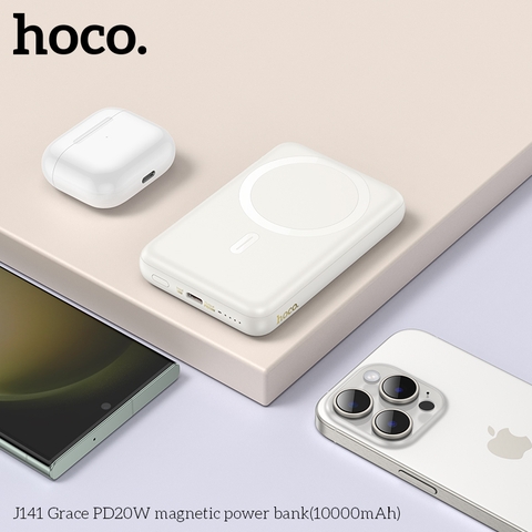 Pin sạc nhanh 20w sạc không dây HOCO J141 Grace 10.000mAh dự phòng chính hãng [BH 1 năm]