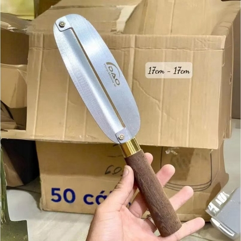 Dao bào ĐS03 size 17cm cán gỗ chất liệu thép không gỉ [BH: None] 1l1