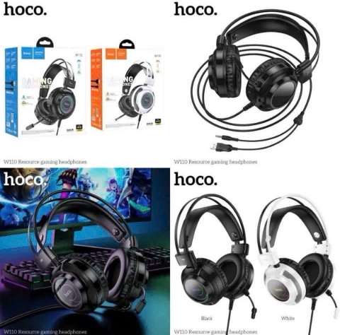 Tai nghe có dây 3.5 headphone HOCO W110 chính hãng - BH 1 năm