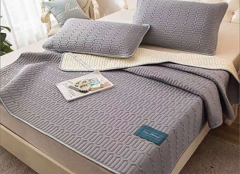 Bộ Chiếu điều hòa cao su non size 1.8m siêu sang, siêu êm- Họa tiết màu sắc ngẫu nhiên theo lô [BH: NONE]
