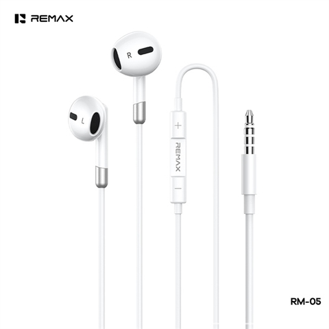 Tai nghe có dây REMAX RM-05chui tai 3,5mm chính hãng