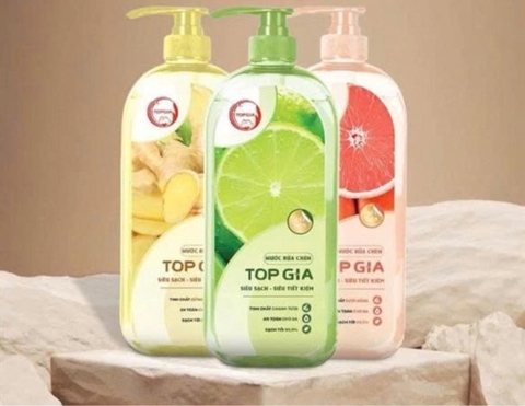 Chai nước rửa chend 1L Top Gi hương tự nhiên có vòi [BH: None]