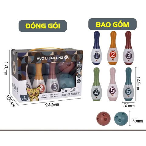 Bộ đồ chơi Bowling cho bé [BH: NONE]