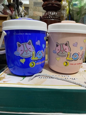 Bình nước, Ca đựng nước, trà sữa 1 lít  LOVE hot trend [BH: NONE]