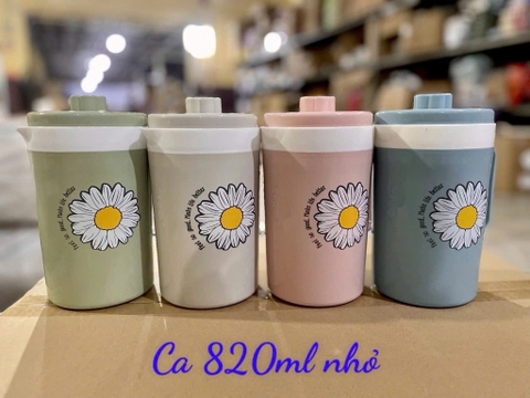 Ca nước hoa cúc 820ml đựng đá, đựng nước [BH: NONE]