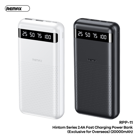 Pin sạc dự phòng REMAX RPP-11 20.000mAh 2.4A có màn hình led hiển thị chính hãng [BH: 1 NĂM]