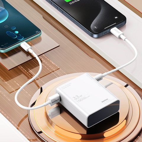 Pin sạc nhanh 33w REMAX RPP-656 10.000mAh dự phòng PD 22.5w vs QC3.0 chính hãng [BH 1 năm]