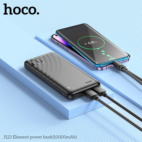 Pin sạc dự phòng HOCO J123 10.000mAh chính hãng [BH 1 năm]