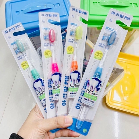 1 cái Bàn Chải đánh răng lông mềm 0.01mm mới [hộp nhựa 45c] [BH: NONE]