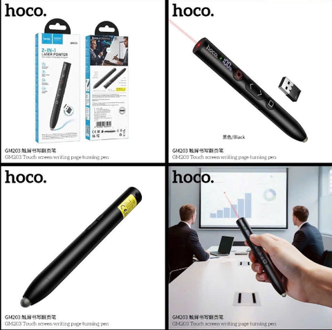 Bút trình chiếu HOCO GM203 kiêm bút cảm ứng siêu tiện lợi