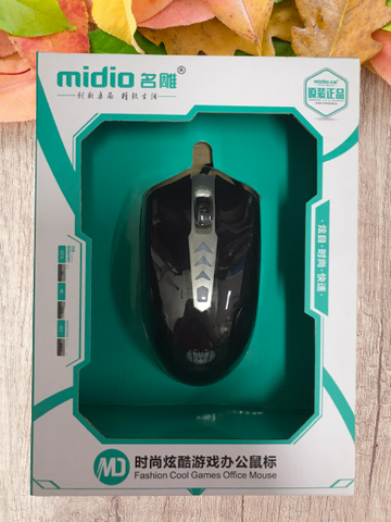 Chuột máy tính có dây gaming MIDIO M106 (màu xanh) có led siêu đẹp [bh 6 tháng]