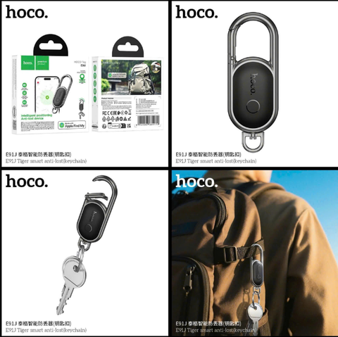 Thiết bị định vị chống thất lạc HOCO E91J mẫu móc khóa siêu tiện lợi