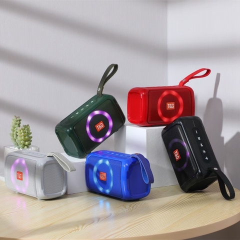Loa bluetooht T&G TG-193 có đèn led, có quai xách dây đeo siêu hay [BH 3 tháng]