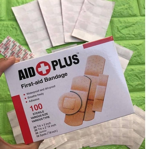 Băng keo cá nhân hộp 100 miếng loại xịn [BH: NONE]