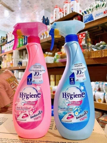 Chai xịt thơm quần áo Thái Lan Hygiene 550ml khi ủi đồ giúp quần áo thơm tho, lưu hương lâu [BH: NONE]
