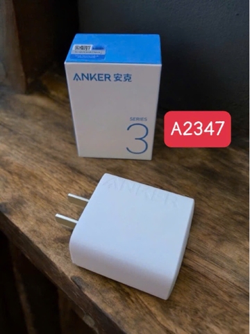 Cóc sạc nhanh 20W ANKER IQ A2347 1 cổng Type C chính hãng [BH: 1 NĂM]