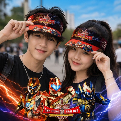 Nón kết hở chóp đầu, nón kết thể thao, mũ thể thao hình Amh Hùng Trái Đất [BH: None]