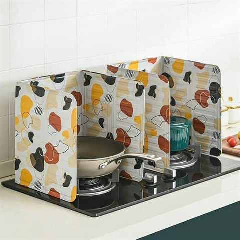 Miếng chắn văng dầu mỡ bếp gas hình hoa văn siêu dễ thương [BH: NONE]