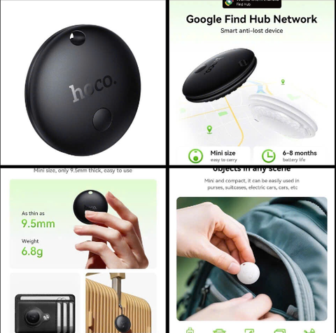 Thiết bị định vị HOCO E93A mẫu tròn siêu tiện lợi (hỗ trợ android)