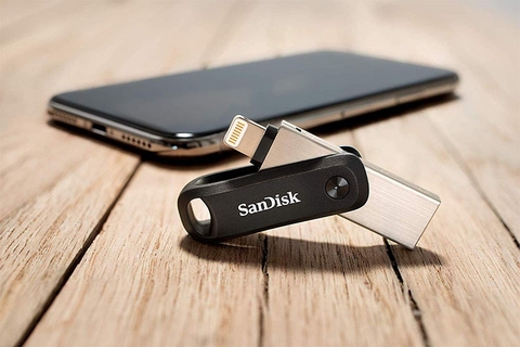 USB 3.0 Sandisk OTG 256GB cho iPhone, iPad (SDIX60N) chính hãng- OTG Lightning iPhone  [BH: 2 NĂM]