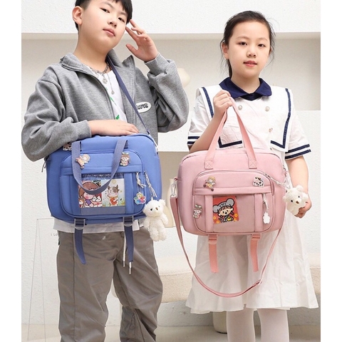 Túi đeo chéo, túi xách kèm Huy hiệu cho bé [BH: None]